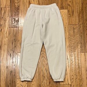 Lululemon Athletica Light Cream Joggers - small